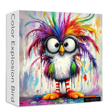 Color Explosion Bird puzzle puzzle 1000 pezzi